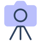 三脚架上的相机 icon