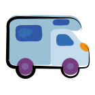 Camping-car icon