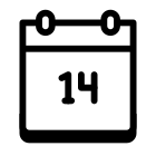 Calendar 14 icon