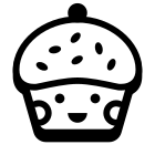 Kawaii Cupcake icon