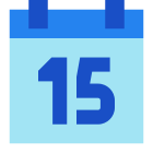 Calendar 15 icon