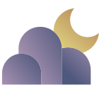 曇り時々月 icon