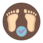 Feet icon