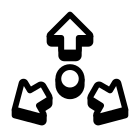 movimiento en el eje icon