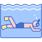 Snorkeling icon