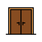 Double Wooden Door icon