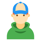 Teenager Male Skin Type 1 icon
