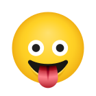 Gesicht mit Zunge icon