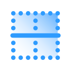 Borde horizontal icon