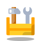 Boîte de rangement complète d&#39;outils icon