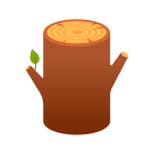 木头表情符号 icon