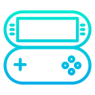 console-portable-externe-de-jeu-kiranshastry-gradient-kiranshastry icon