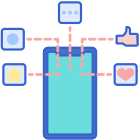 Des médias sociaux icon