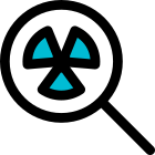 Search file and on nuclear energy plant icon