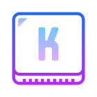 k键 icon