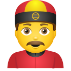 Мужчина в китайской шапке icon
