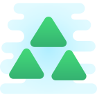 Tre triangoli icon