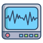 external-ecg-virus-icongeek26-linear-color-icongeek26 icon