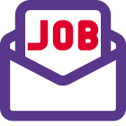 Invitation letter for new job seekers candidate selection icon