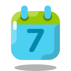 Calendar 7 icon