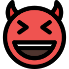 Grinning Squinting Evil icon