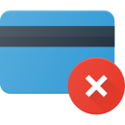 Delete Bank Card icon