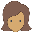 User Female Skin Type 5 icon