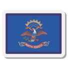 North-Dakota-Flagge icon