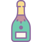 Botella de champagne icon