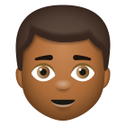 Man Medium Dark Skin Tone icon