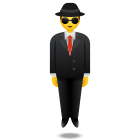 Person In Suit Levitating icon