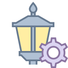 가로등 기둥 설정 icon