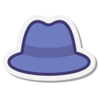 sombrero de detective icon