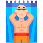 Sunbathing Male icon