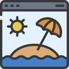 日光浴 icon