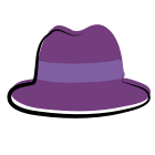 sombrero de detective icon