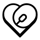 Coração com Mouse icon