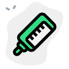Melodica sound music instrument with the keys icon