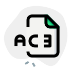 AC3 is a file extension for surround sound audio files used on DVDs format icon