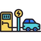 electric car icon