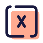 X-Koordinate icon