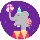 06-circus animal icon
