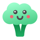 Kawaii Broccoli icon