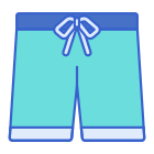 external-swimming-trunks-tropical-flaticons-lineal-color-flat-icons icon