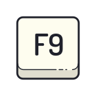 tecla f9 icon