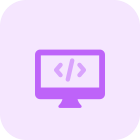 Desktop computer system with programming codes for new application icon