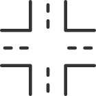 Road Cross icon