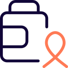 Medication for the cancer and other deadly disease bottle icon