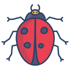 external-marienkäfer-bugs-and-insekten-icongeek26-linear-color-icongeek26 icon