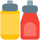 Ketchup and Mustard icon